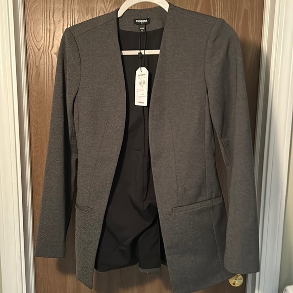 Express Open Front Blazer - Picture 1 of 3